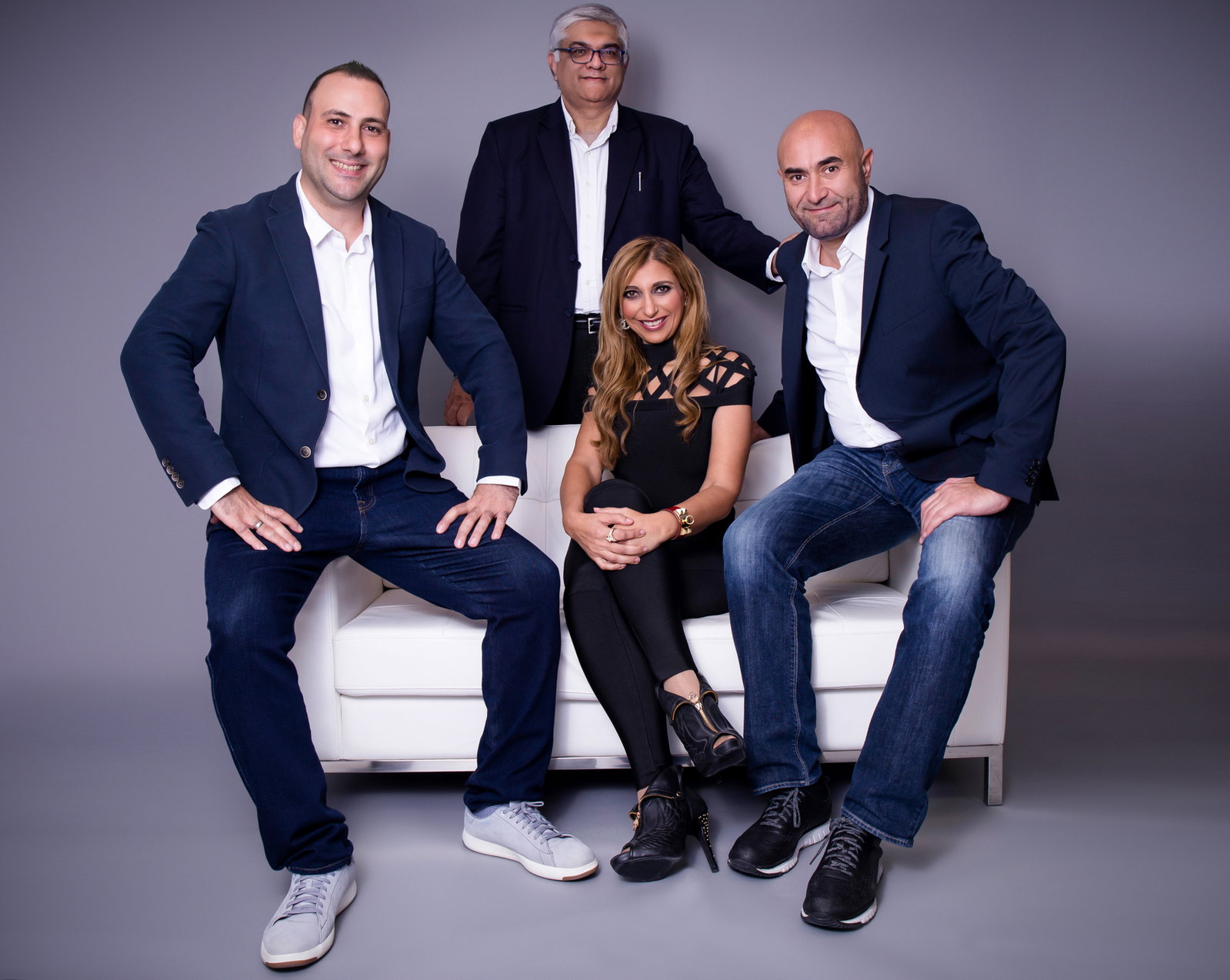 Sam Daoud with members of the Souq.com executive team